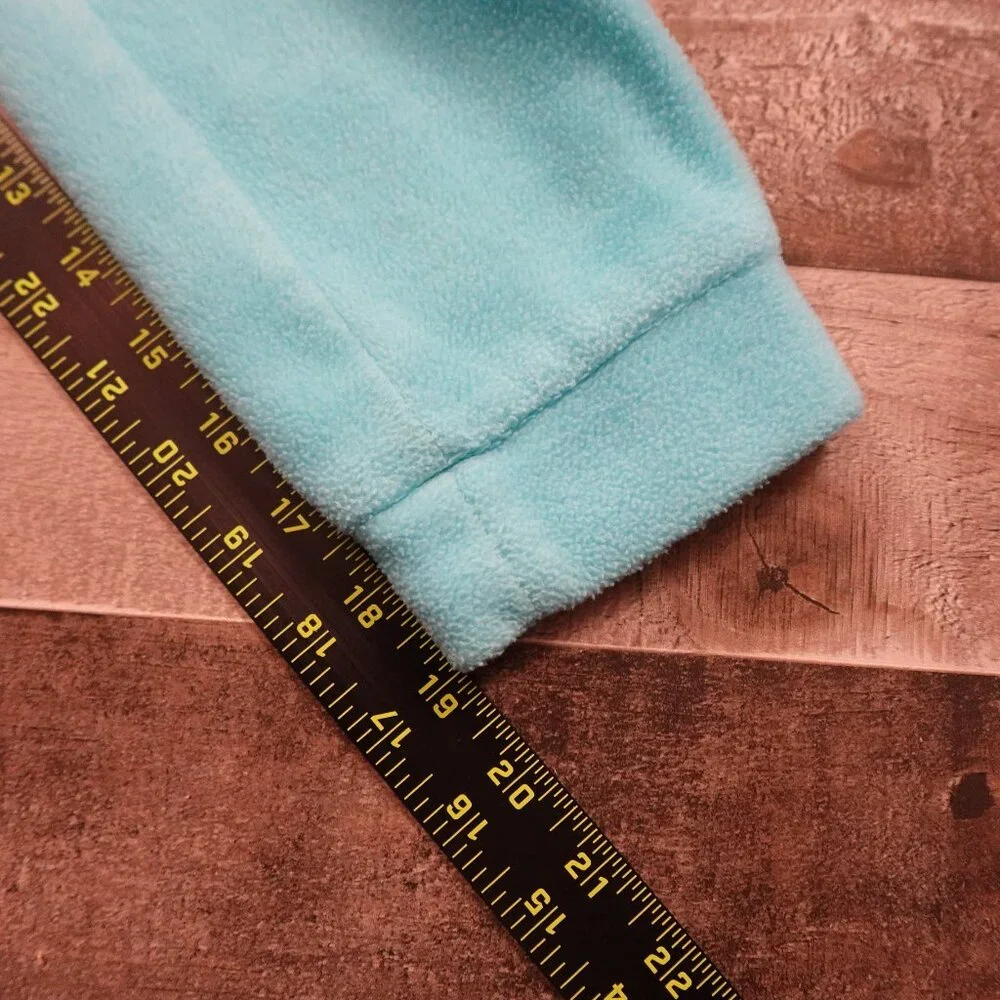 Columbia full zip fleece jacket girl's large baby blue‎